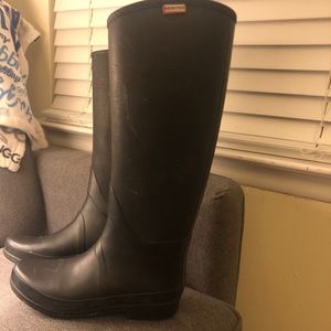 Black Womens Hunter Rain boots
